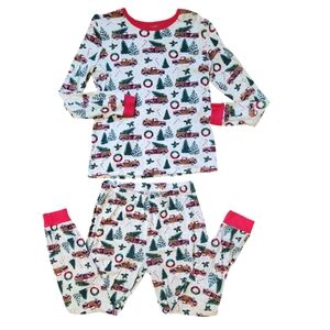 The Children's Place Christmas Truck and Tree Pajama Set PJ Place Adult Small